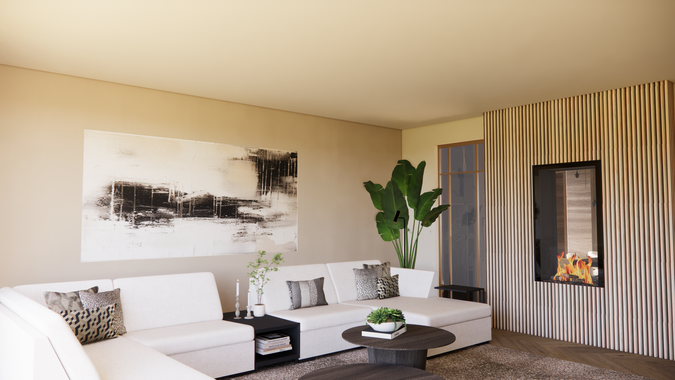 Luxe Villa Meppel Woonkamer