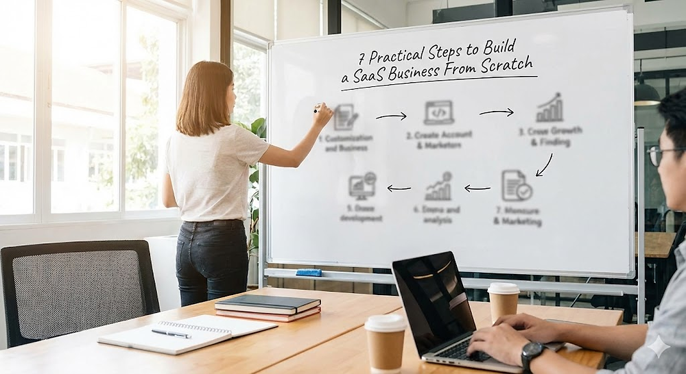 7 Practical Steps to Build a SaaS Business From Scratch
