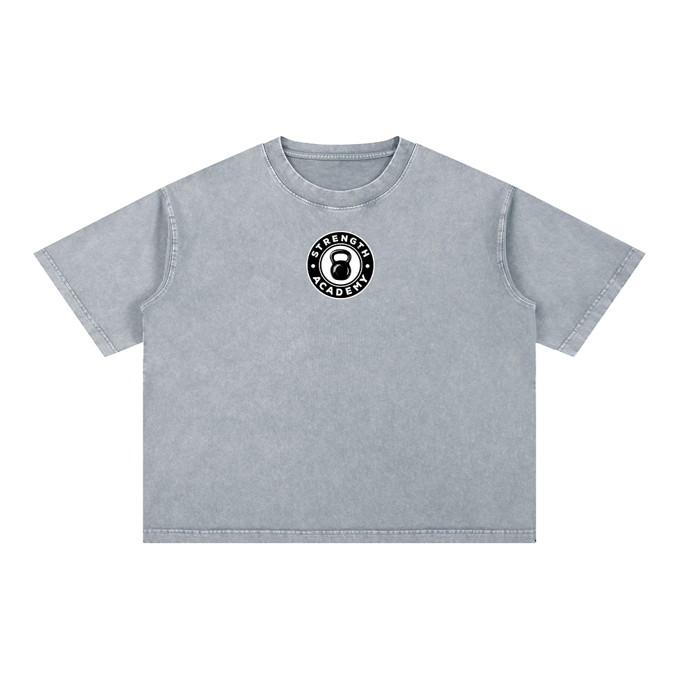 Thumbnail: Mineral Wash Boxy Cotton T-Shirt
