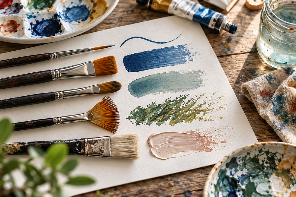 A Guide to Paintbrushes: How to Choose the Right Brush for Your Art