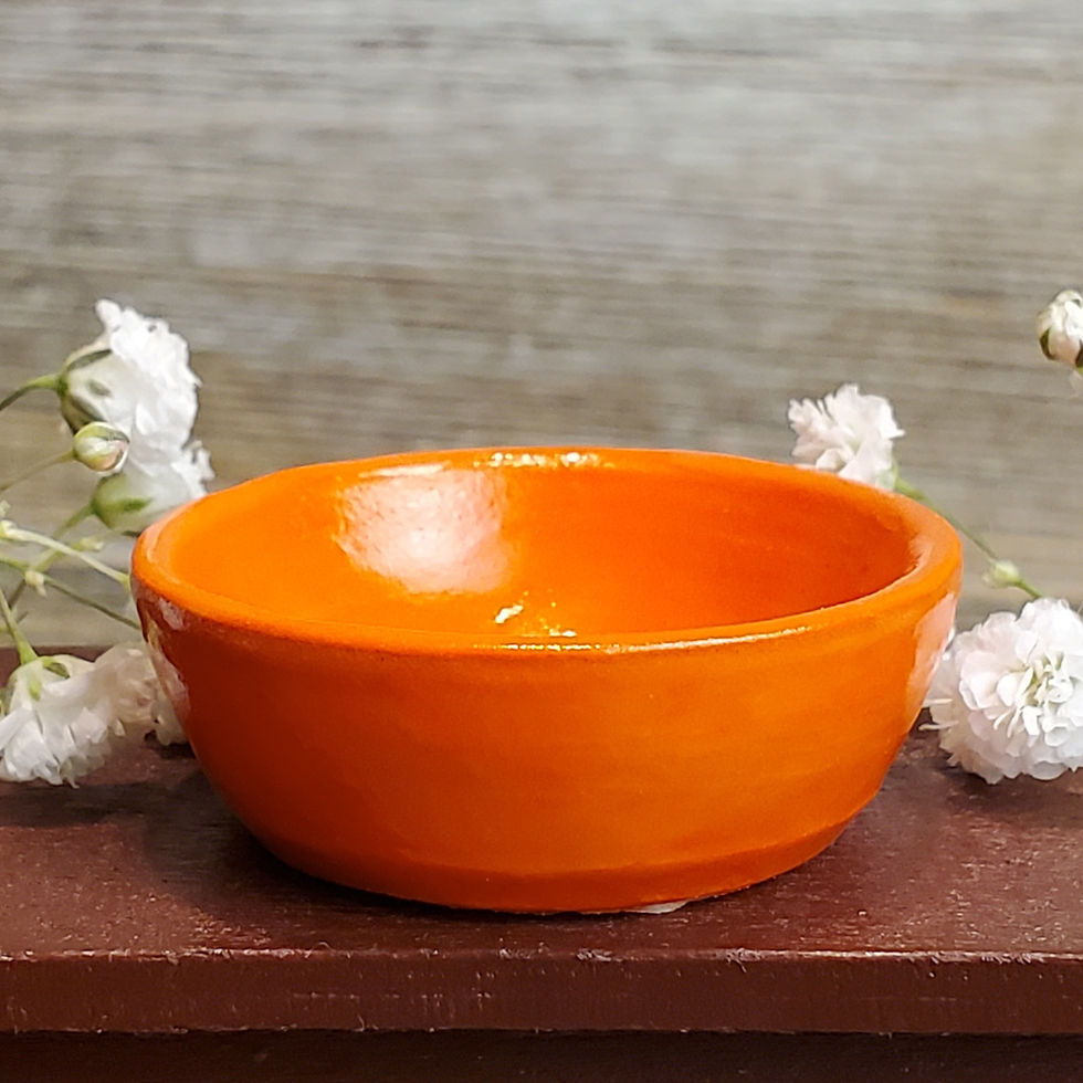 Thumbnail: Orange Miniature Dollhouse Pots
