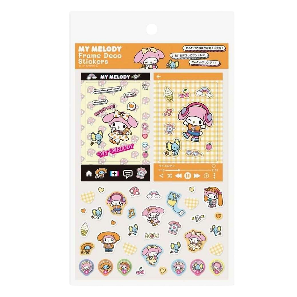 Thumbnail: Sanrio ~ Frame Deco Sticker (Seal)