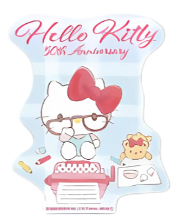 Thumbnail: Sanrio ~ Hello Kitty 50th Die-cut Sticker