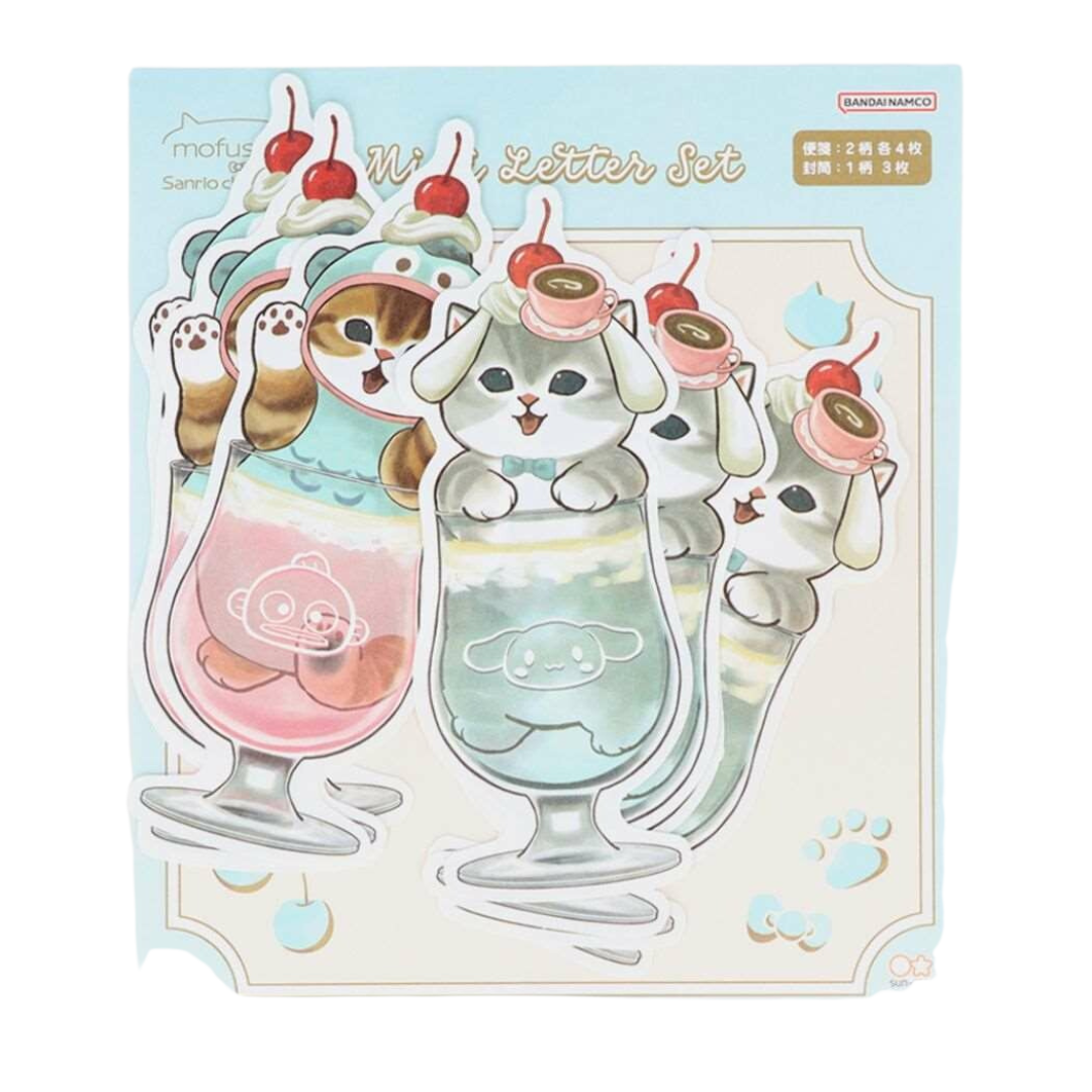 Mofusand×Sanrio Characters Mini Letter Soda