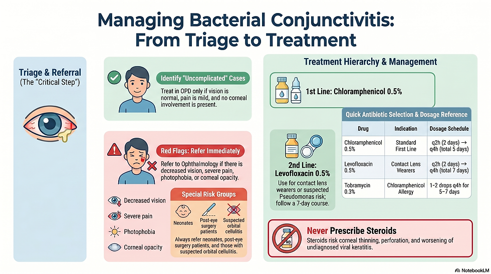 Acute Bacterial Conjunctivitis: Clinical Approach and Treatment Guide