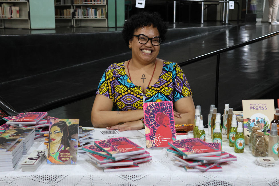 Retrato de Elizandra Souza, escritora e poeta