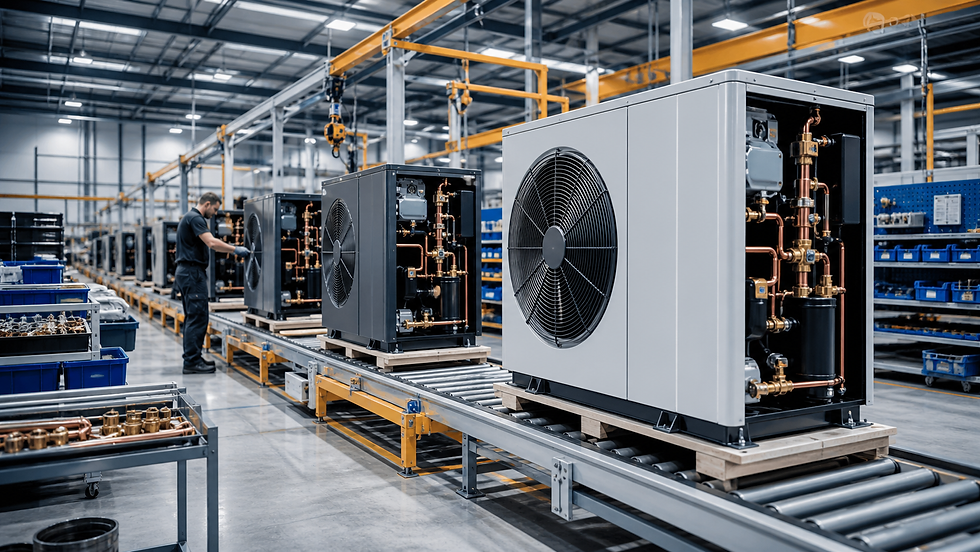 Hydronic Heat Pump Manufacturing Plant Project Report 2026: Machinery Cost, and Business Plan