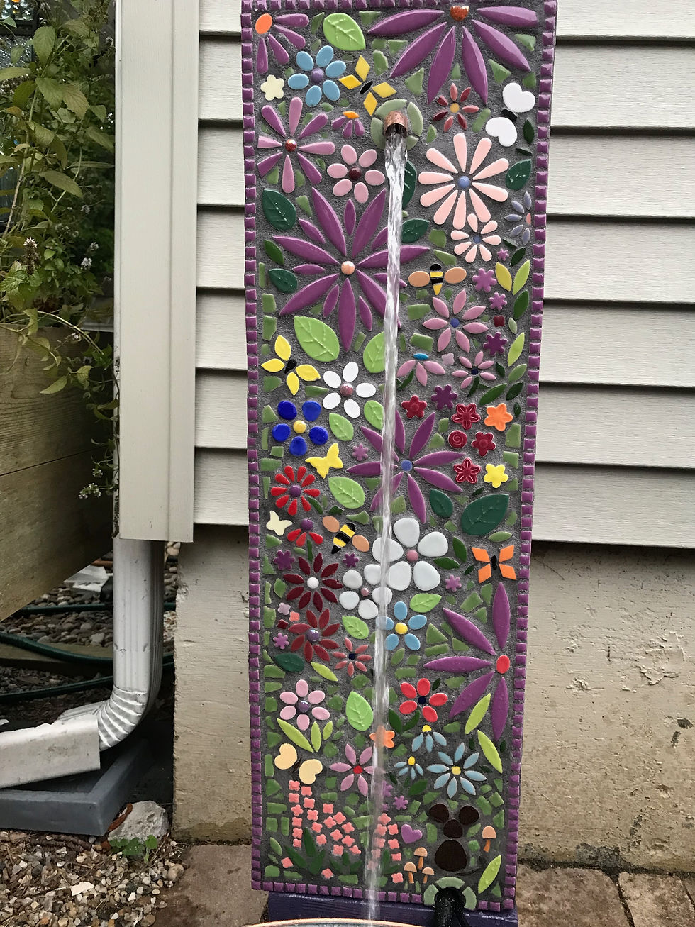 Thumbnail: Purple Flowers Fountain