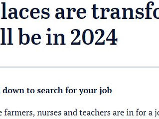 Job growth predicted for farmers, nurses and teachers...