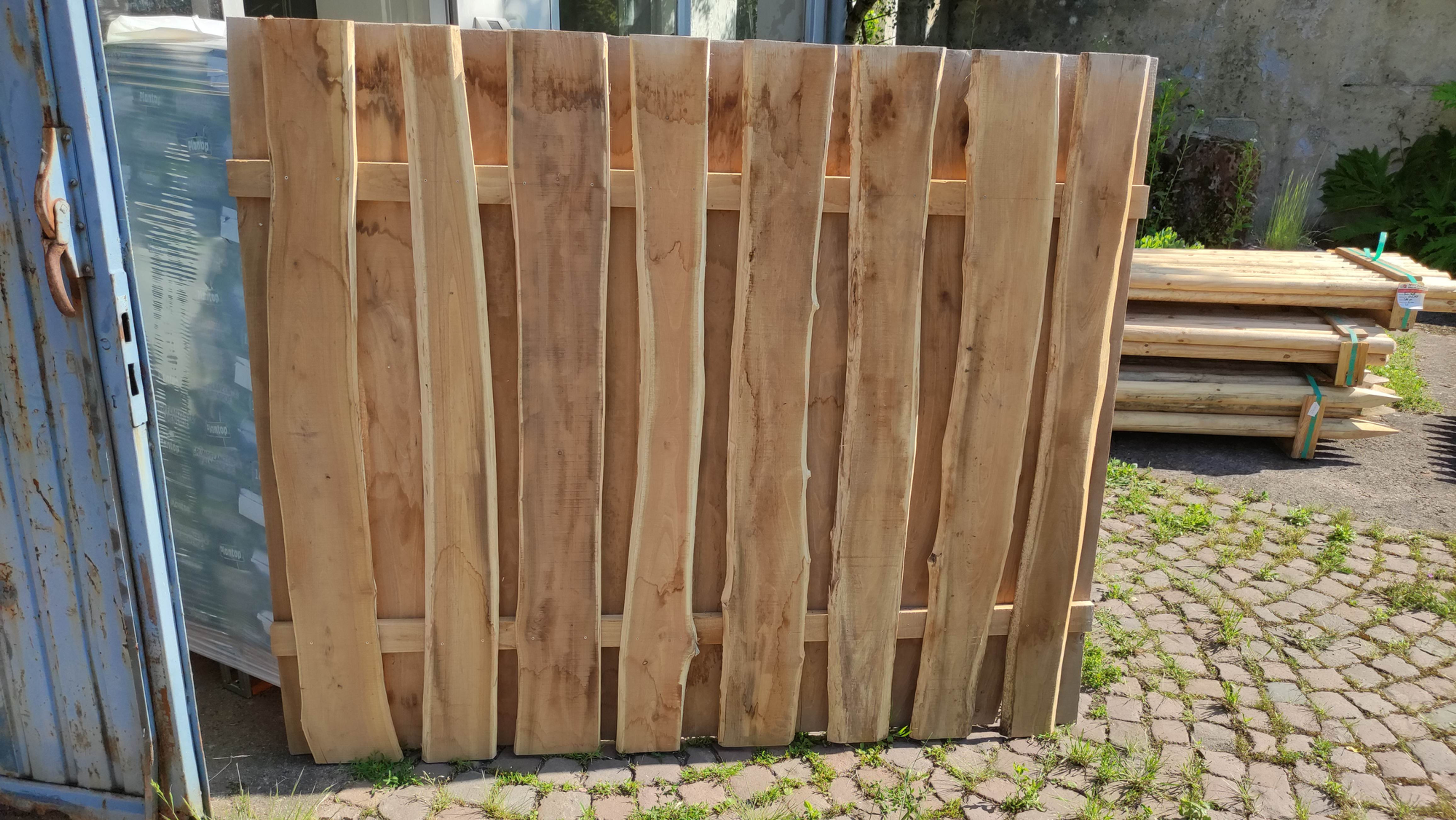 Sichtschutz Naturholzzaun aus Robinie 1,50 x1,80m
