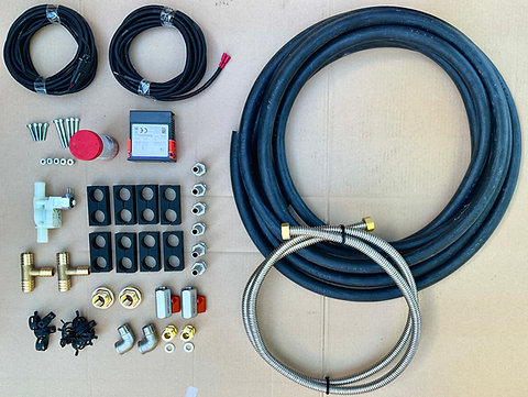 Water tank heating kit