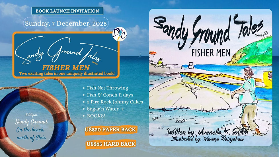 Book Launch - Sandy Ground Tales - Avenella Griffith