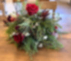 Thumbnail: Red and White Christmas Centerpiece