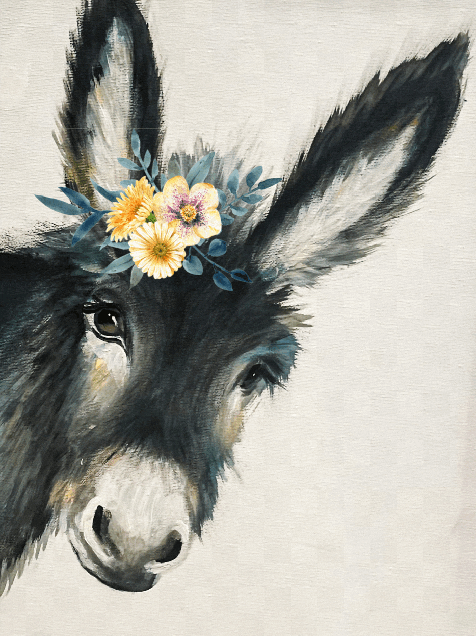 PINSEL&PROSECCO - "Der Esel"