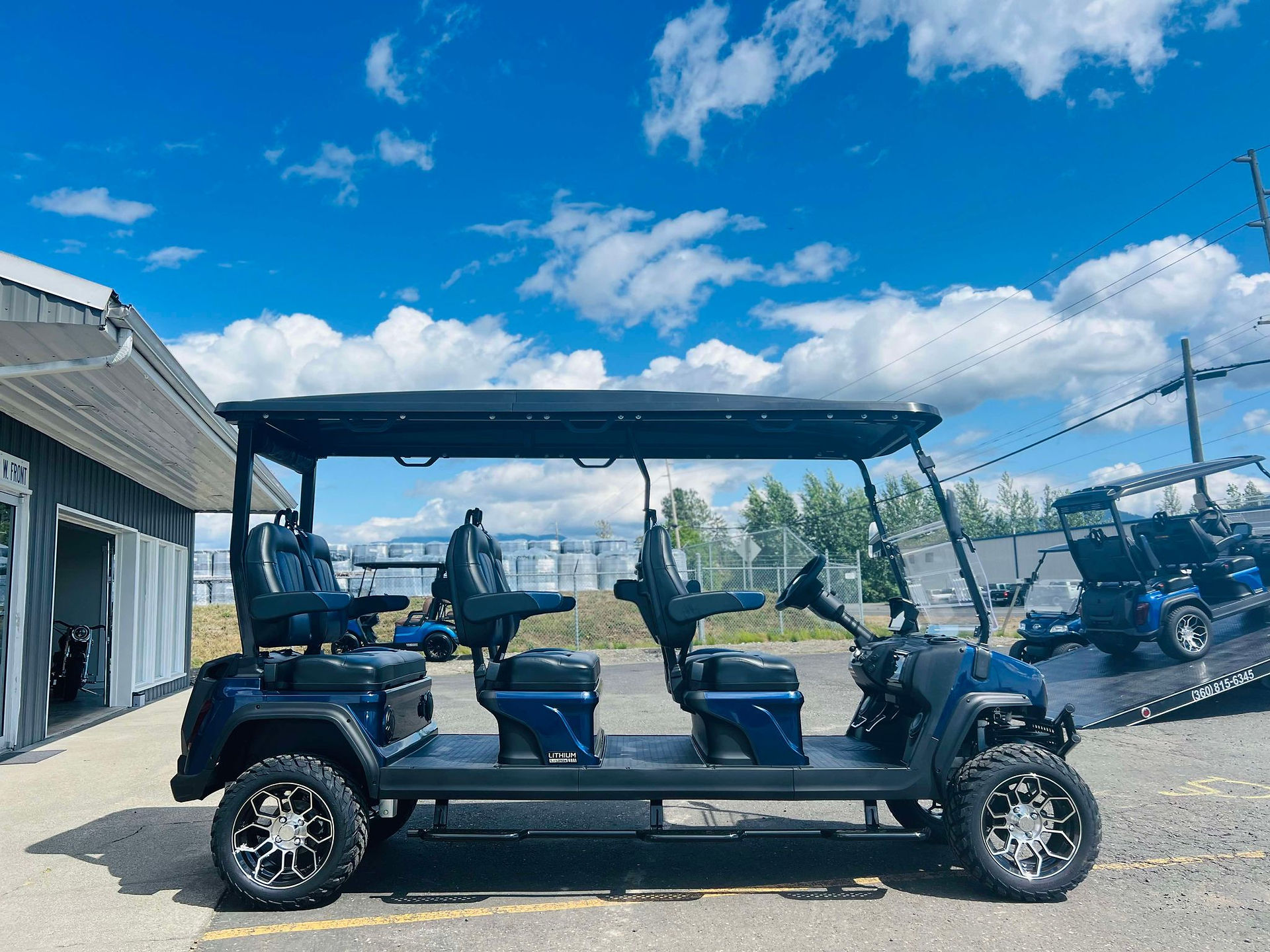 NW Cart King 6 seat Evolution Electric golf cart near BellinghamWA