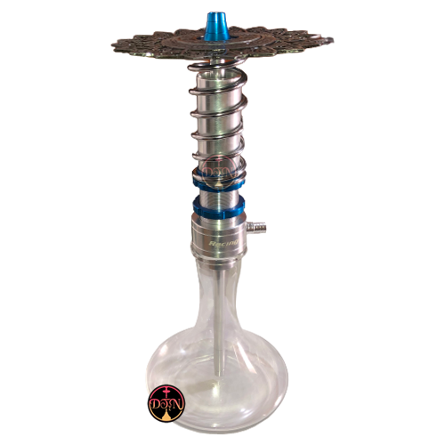 Racing hookah silver clear