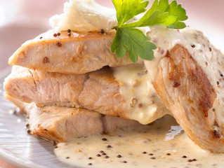Escalopes de dinde à la moutarde