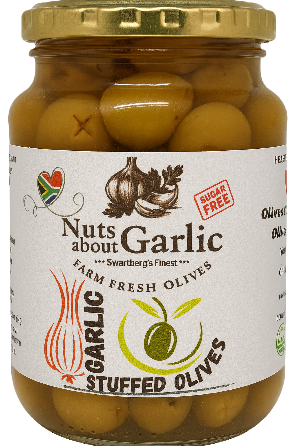 440g Garlic Stuffed Green Olives