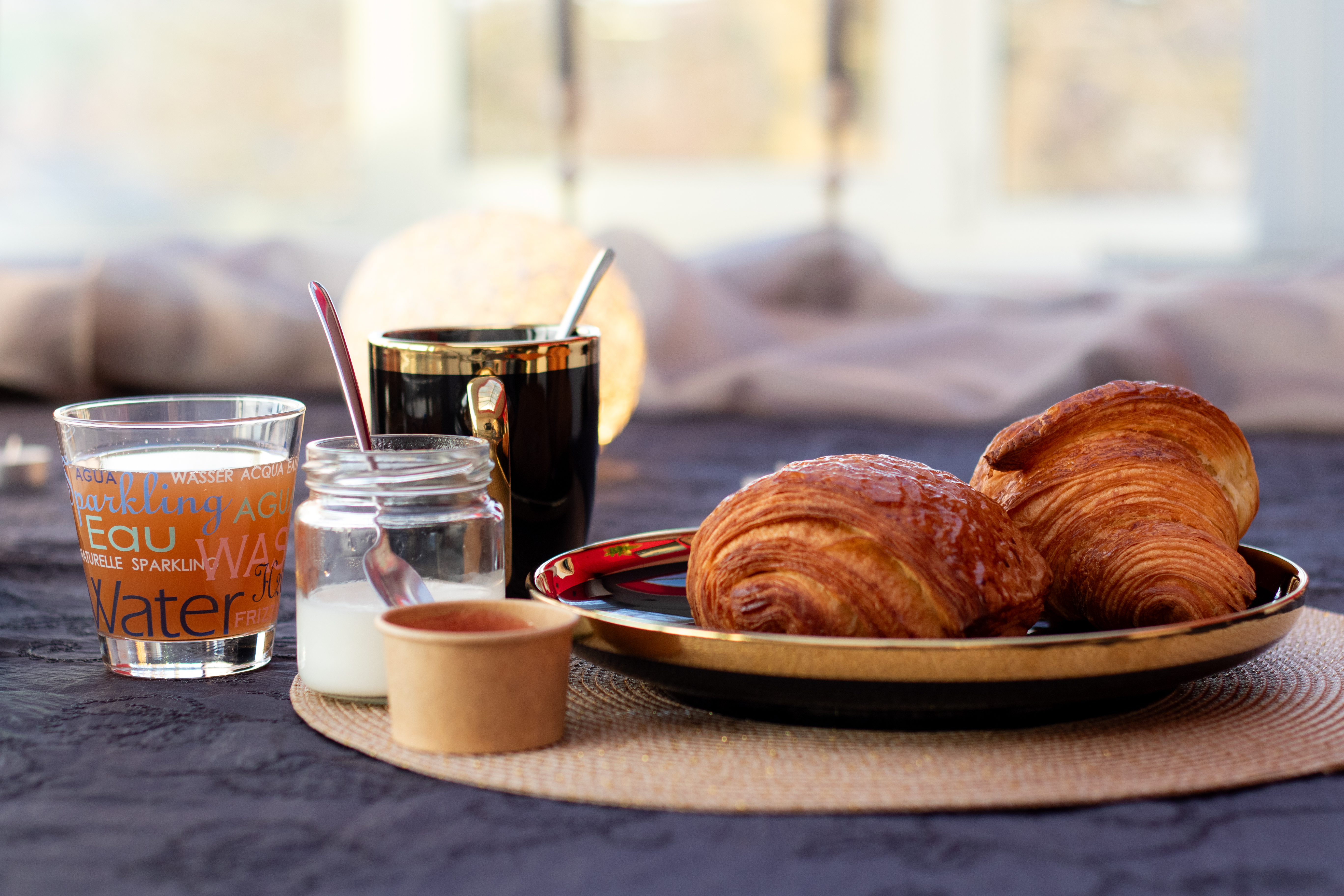 Arranged Food and Objects