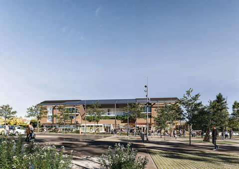 Perspective projet immobilier logement rendu 3D promotion immobiliere
