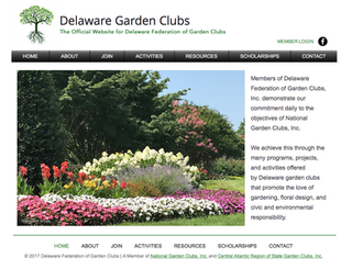 New Delaware Garden Clubs Website