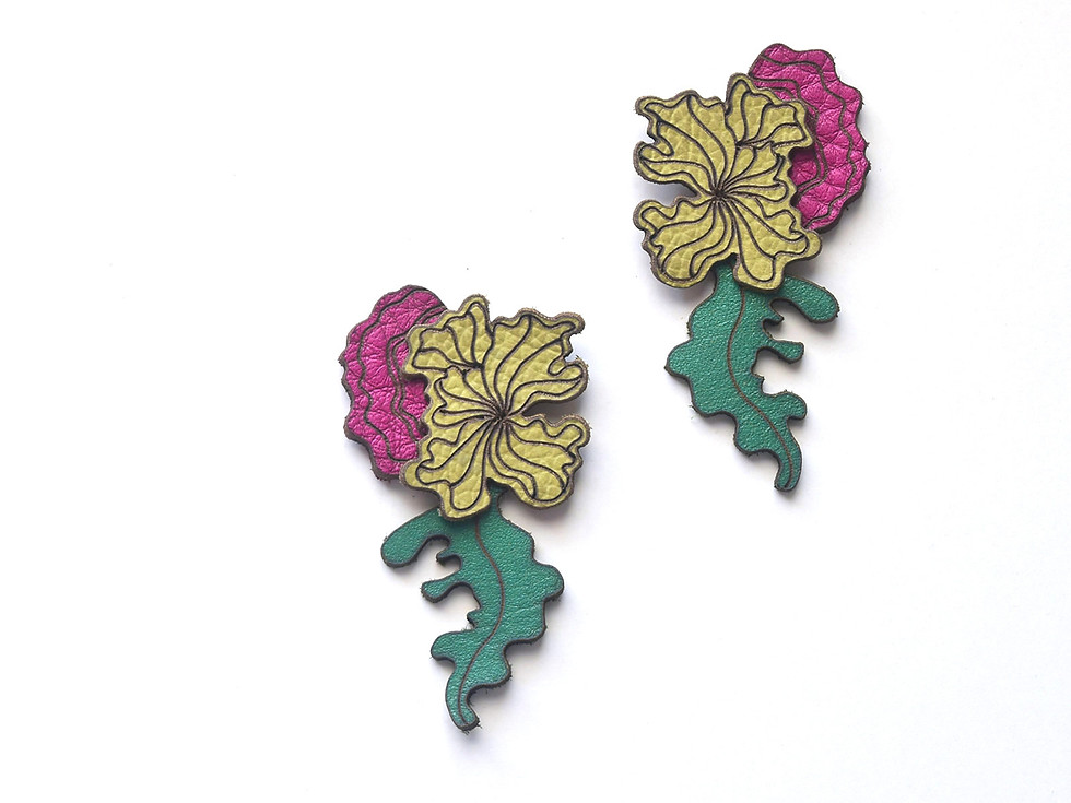 Thumbnail: Mini Seaflower Clam Earrings