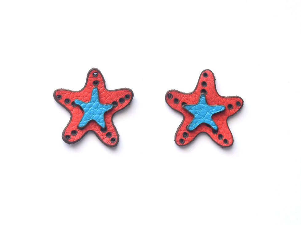 Thumbnail: Starfish Baby Earrings