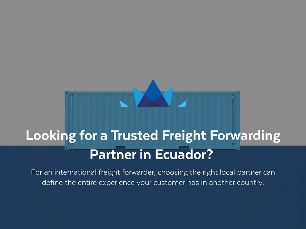 Freight Forwarding Partner in Ecuador