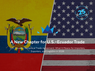 A New Chapter for U.S.–Ecuador Trade