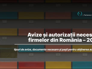 Lista avizelor și autorizațiilor necesare pentru funcționarea principalelor activități din România - 2025
