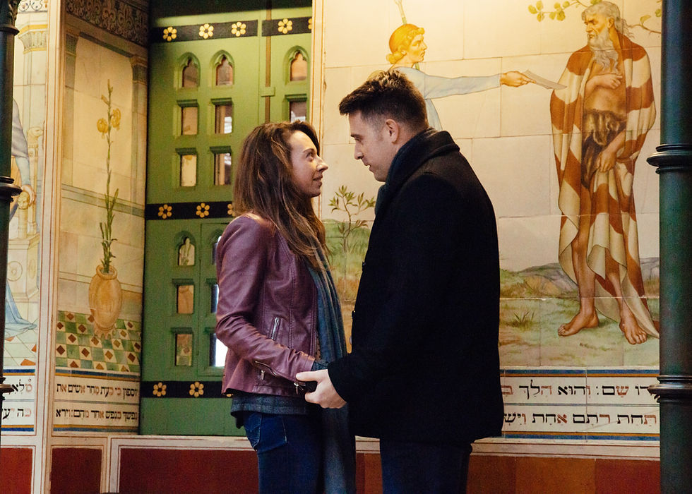 Romantic surprise proposal Cardiff