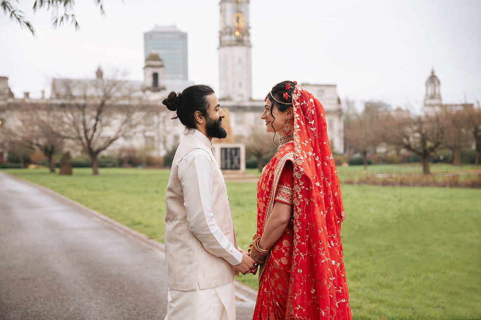 Asian engagement photography Cardiff
