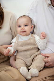 Baby milestone photography capturing first smiles in South Wales