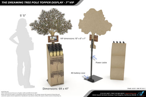 295683 THE DREAMING TREE POLE TOPPER DISPLAY - 7 INCH VIP