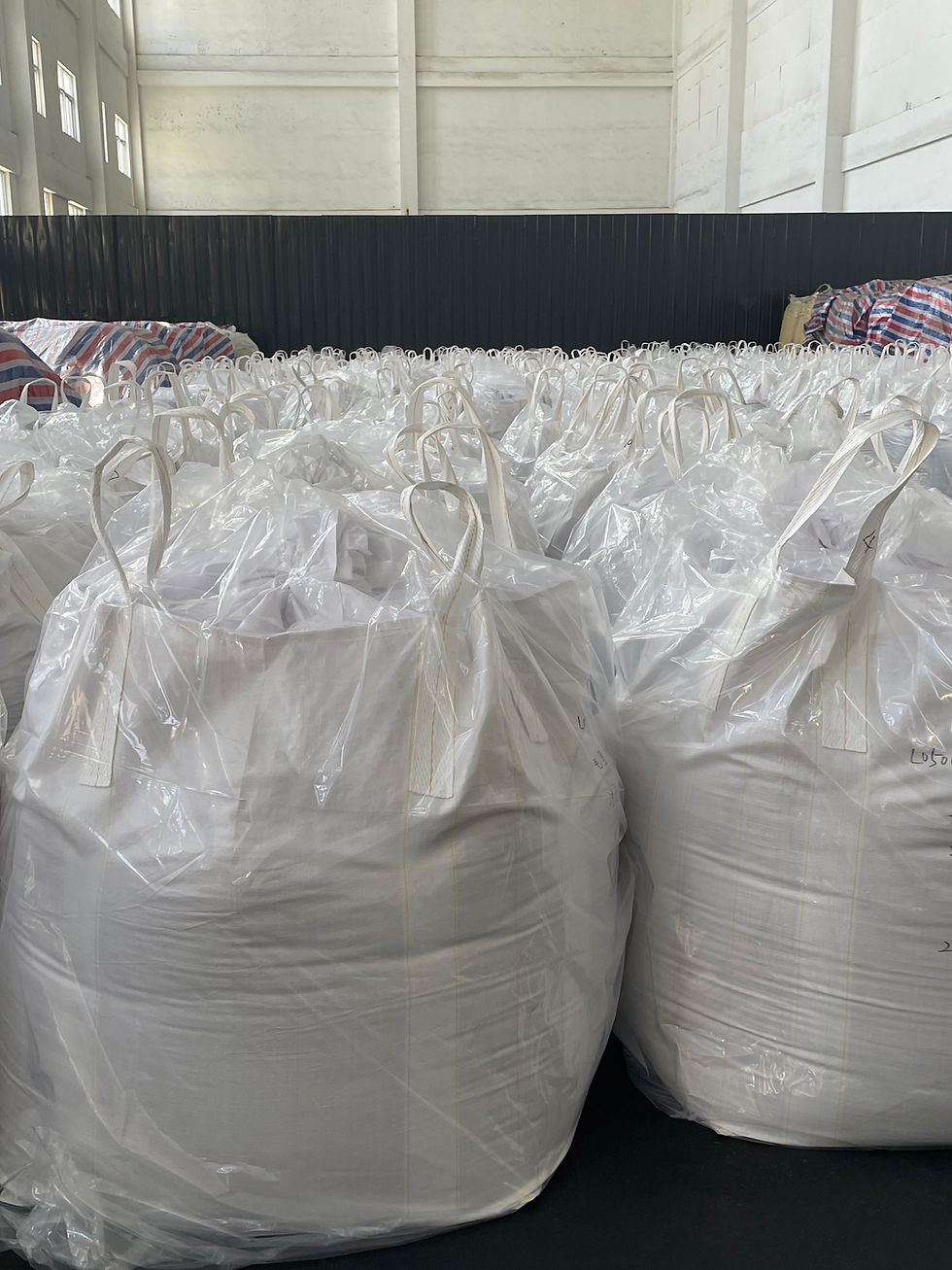 Stored lithium carbonate