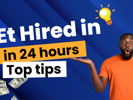 What to Do If You Desperately Need a Job | How One Client Got Hired in 24 Hours