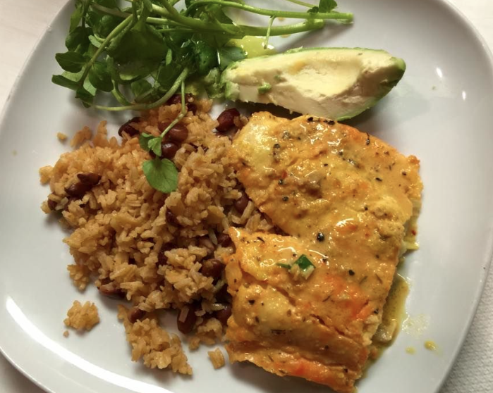 Cod Fillet in Coconut Curry Sauce