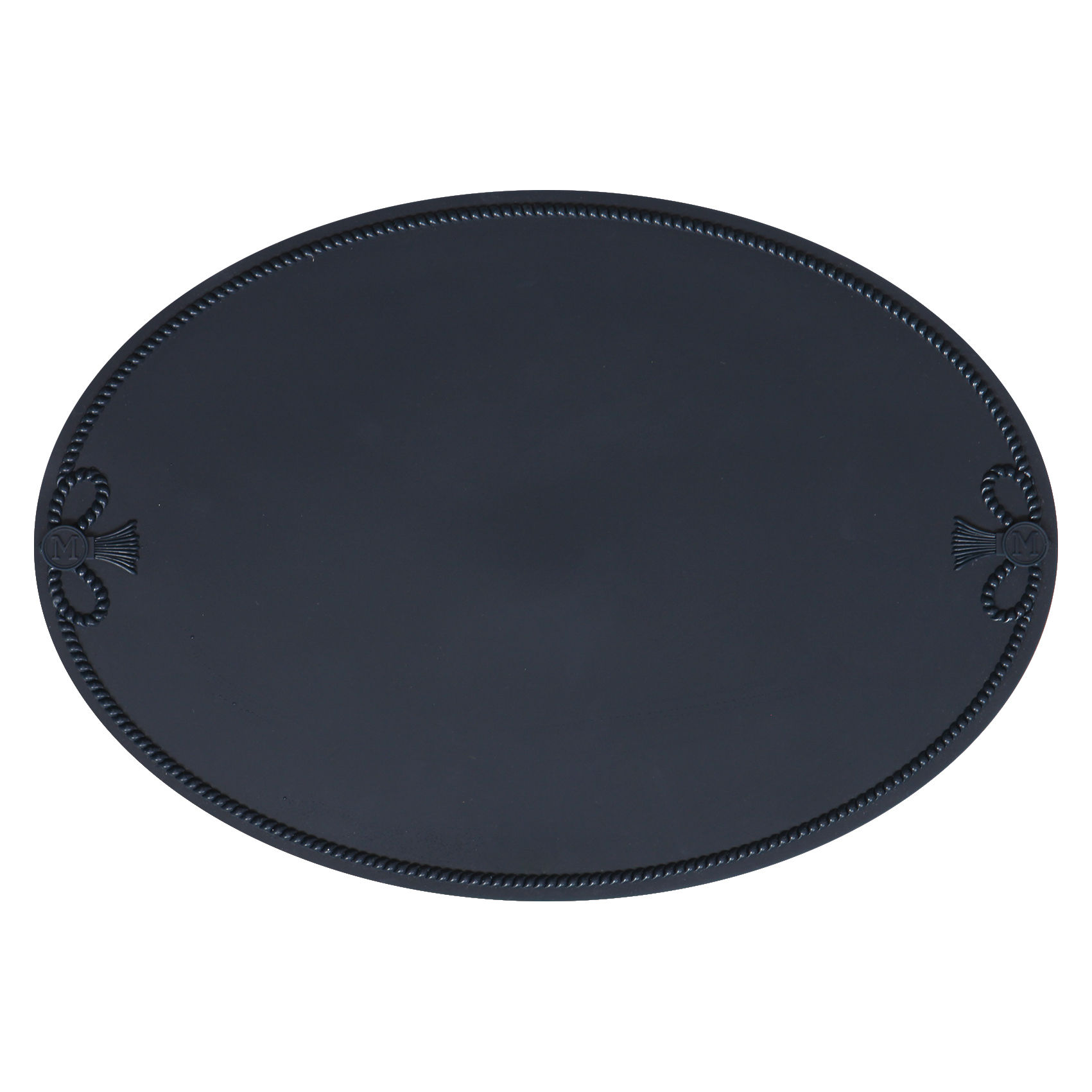 O'homage Oval Placemat VIVIENNE - Navy