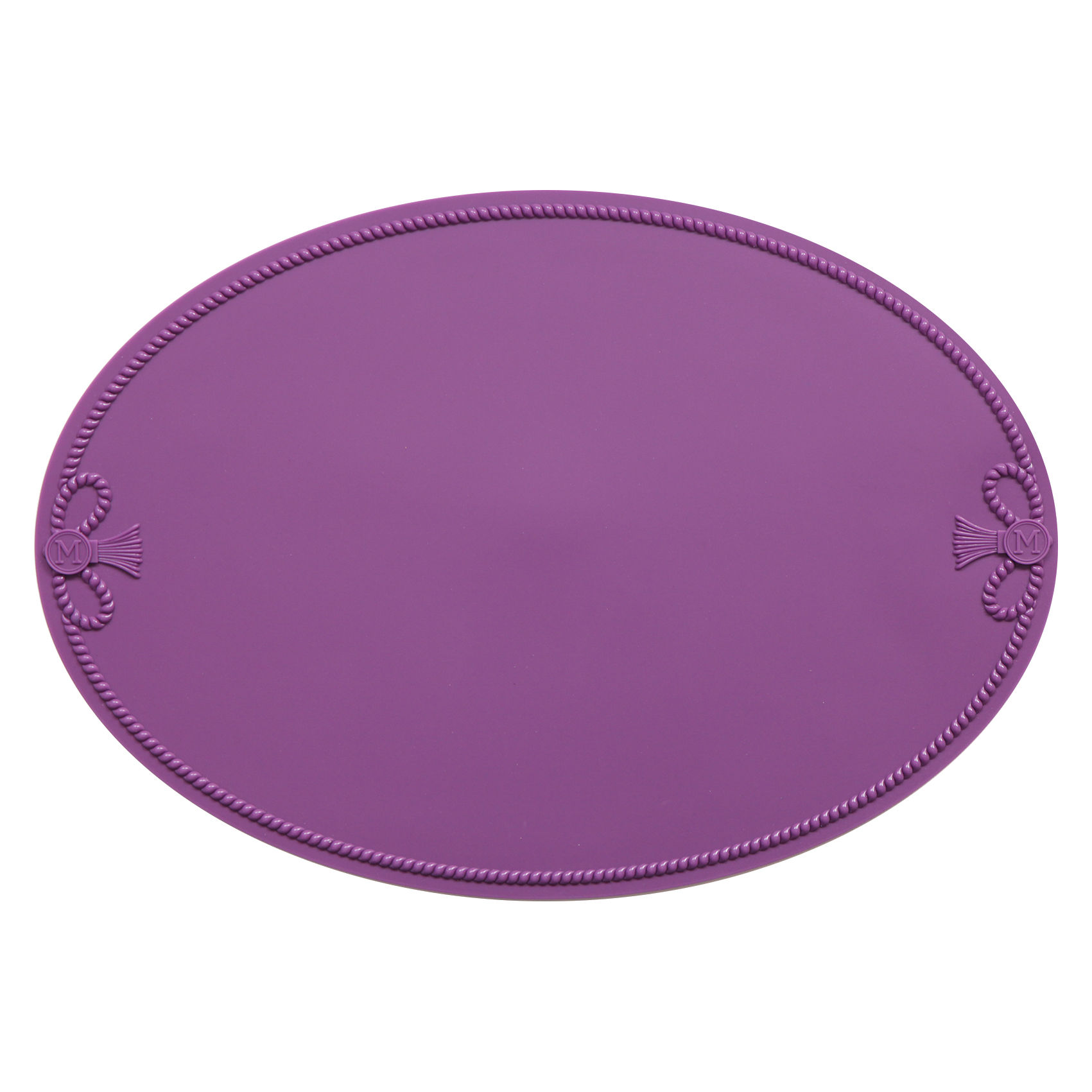 O'homage Oval Placemat VIVIENNE - Purple
