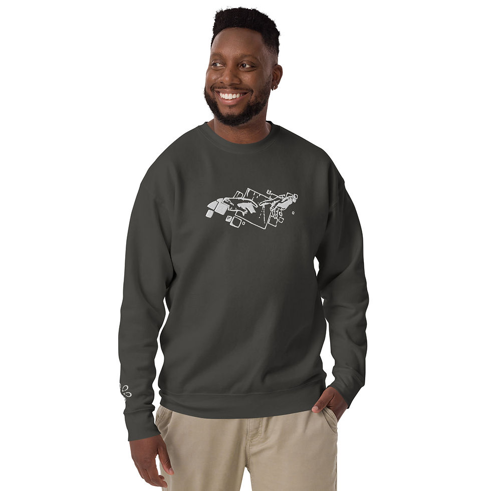 Thumbnail: Creation of Atom Embroidered Sweatshirt