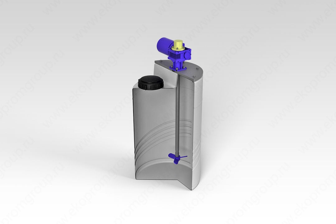 Емкость дозировочная 500 литров с лопастной мешалкой