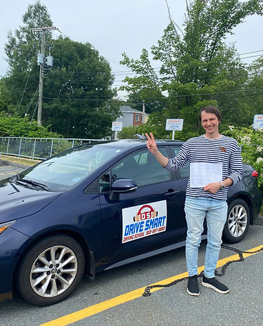 Big congratulations to our outstanding student for passing his road test on the very first try with Drive Smart