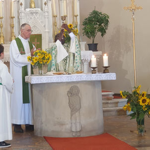 Messe d'au revoir de l'abbé Épiphane à Grostenquin