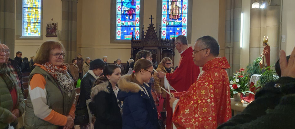 Bénédiction des gorges à Grostenquin