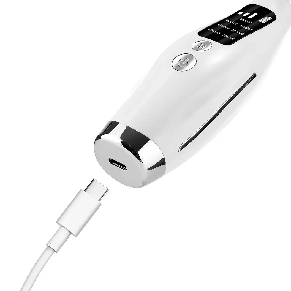 Thumbnail: LED Face Massager for Home Use – 7 Color Light Therapy with 7 Modes & 3 Vibratio