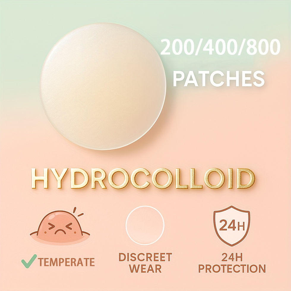 Thumbnail: HITWORKER 800-Piece Acne Patch Set – Powerful Hydrocolloid Care for Visible Blem