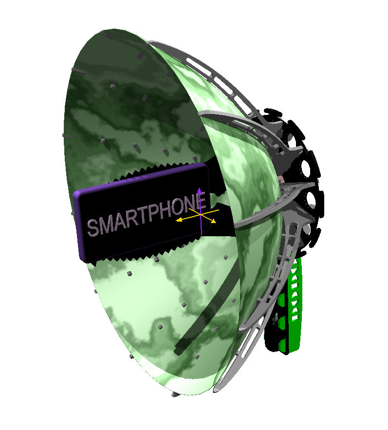 ParaChirp 'DODO' MDF Acoustic Reflector for Smart Phone
