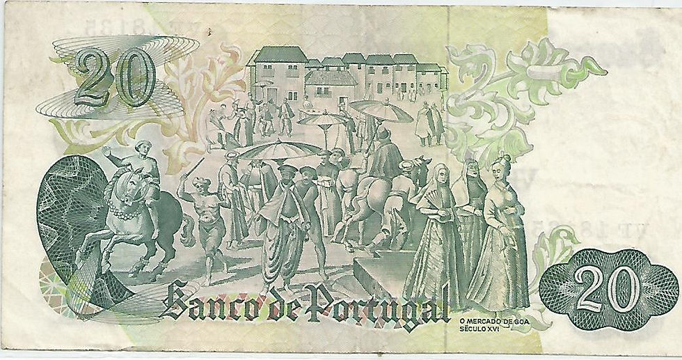 Portugal PTBN200568135 Nota de 20 Escudos Garcia de Orta 1971