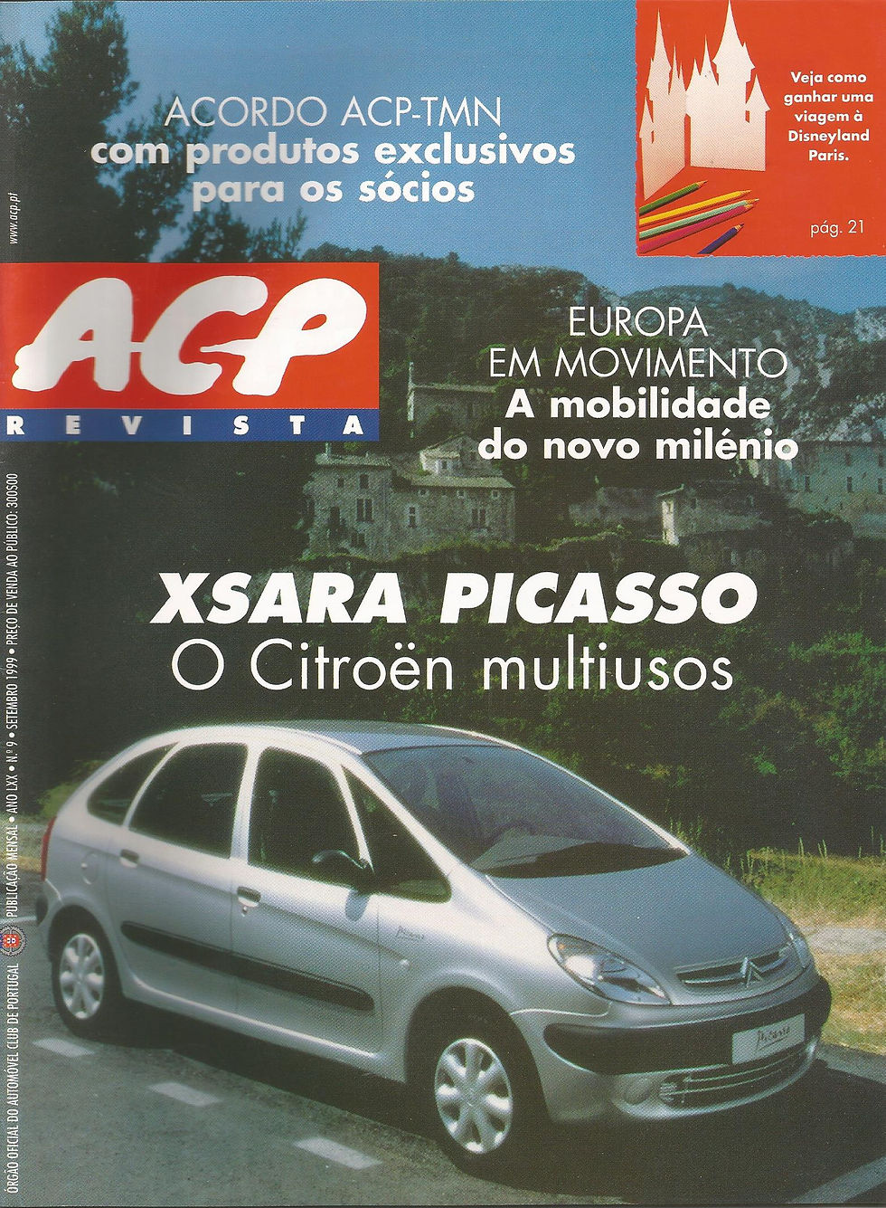 Portugal PTACP0271999 Revista ACP Setembro 1999