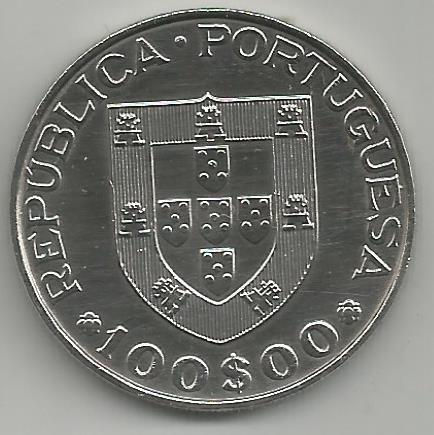 Portugal PTC10011982 Comemorativa Portuguesa 100 escudos 1982